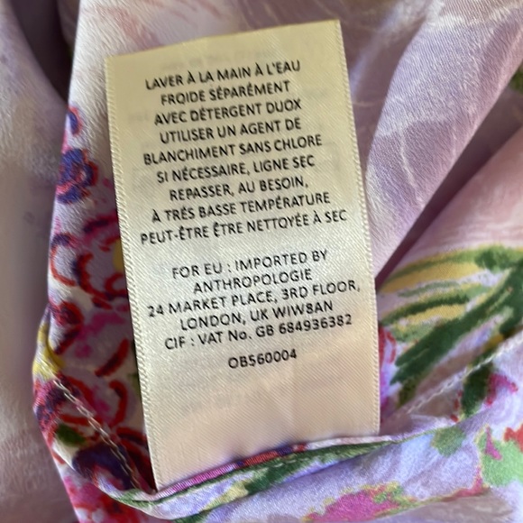 Anthropologie HD in Paris Dipped Chroma Gauze Overlay Dress sz 2 or US Small - Picture 9 of 10